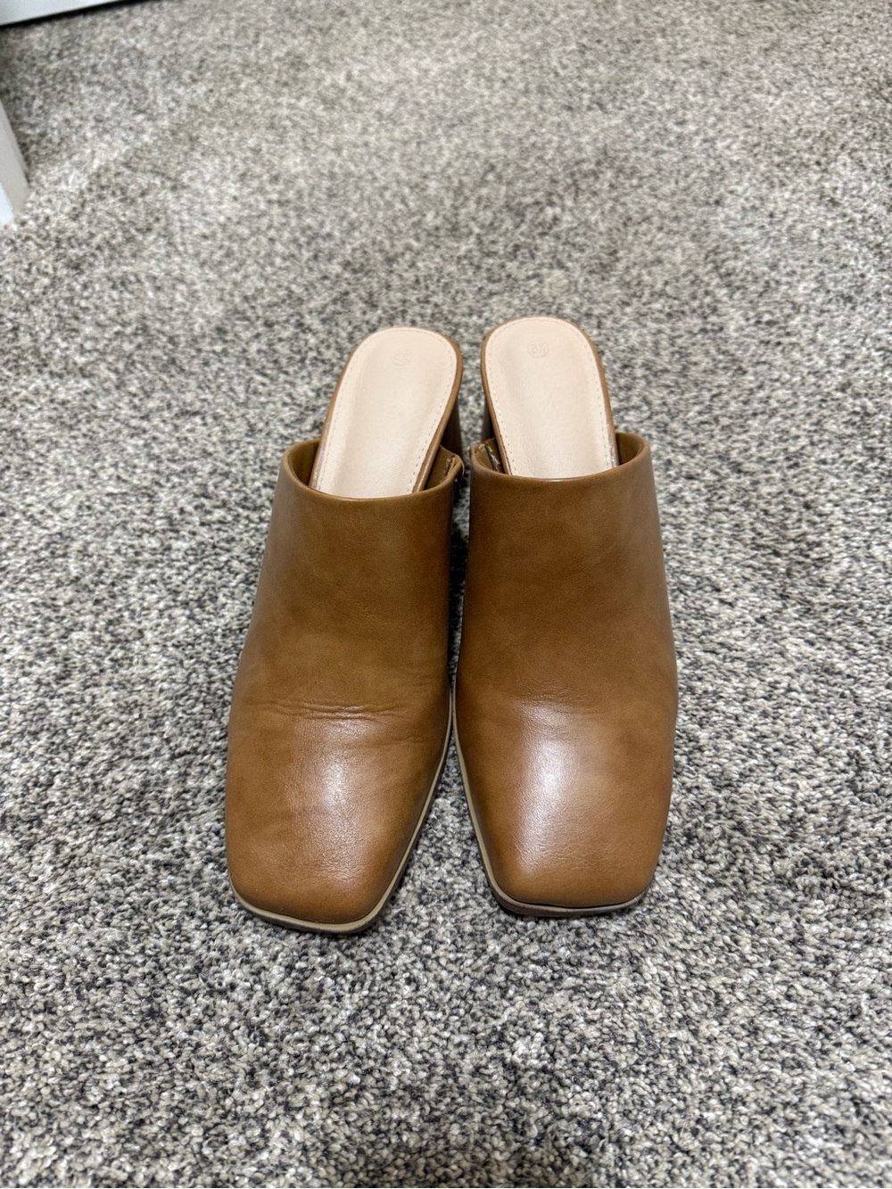 Classic Brown Leather Mule Clogs - Slip-On Women’s Style